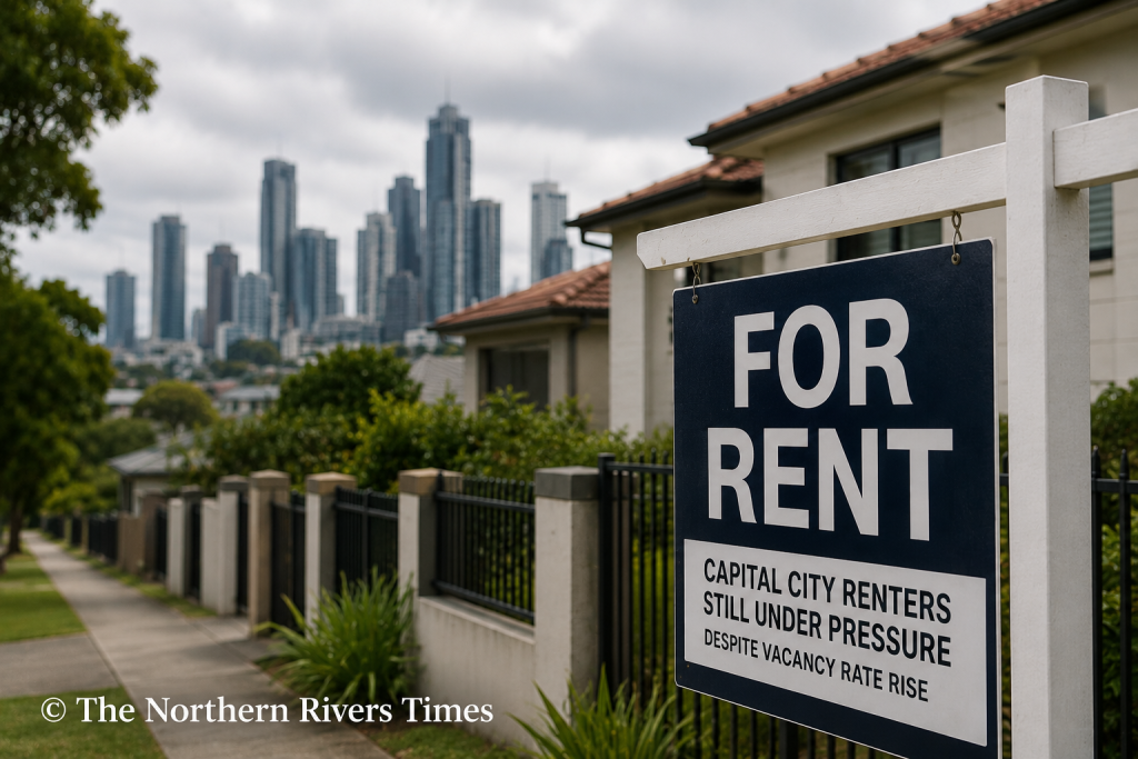 Apartment rental inspection highlighting Australia’s ongoing housing affordability crisis