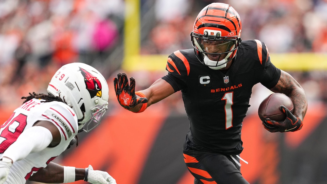 Chase, Jefferson, Smith-Njigba Lead Top 10 NFL WR Rankings by Coaches, Execs in New Poll