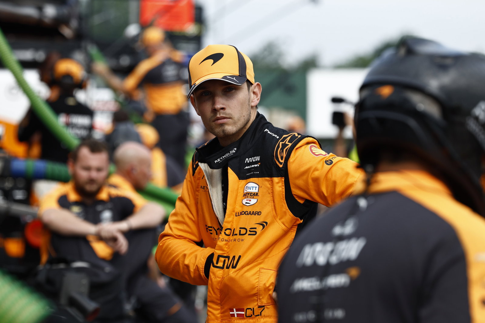Christian Lundgaard drives for McLaren in the IndyCar Series.