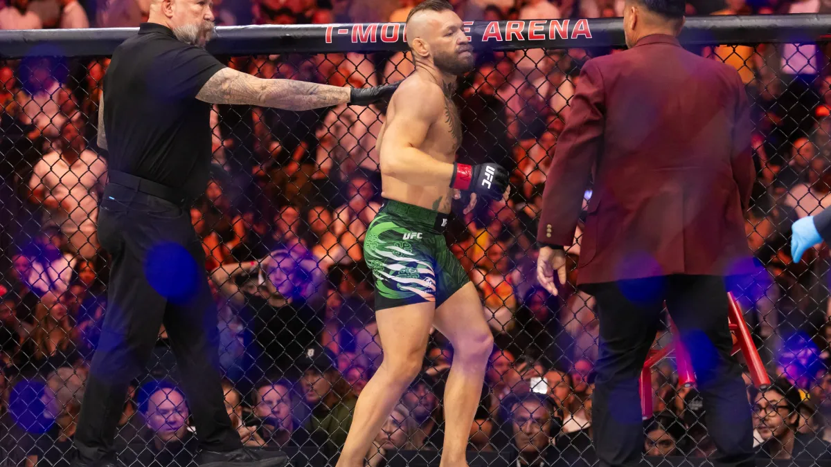 Will Conor McGregor retire? Knee injury suffered vs, Max Holloway makes legend's future appear uncertain image