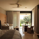 Naab House / Di Frenna Arquitectos - Interior Photography, Wood, Lighting, Bedroom, Bed, Chair
