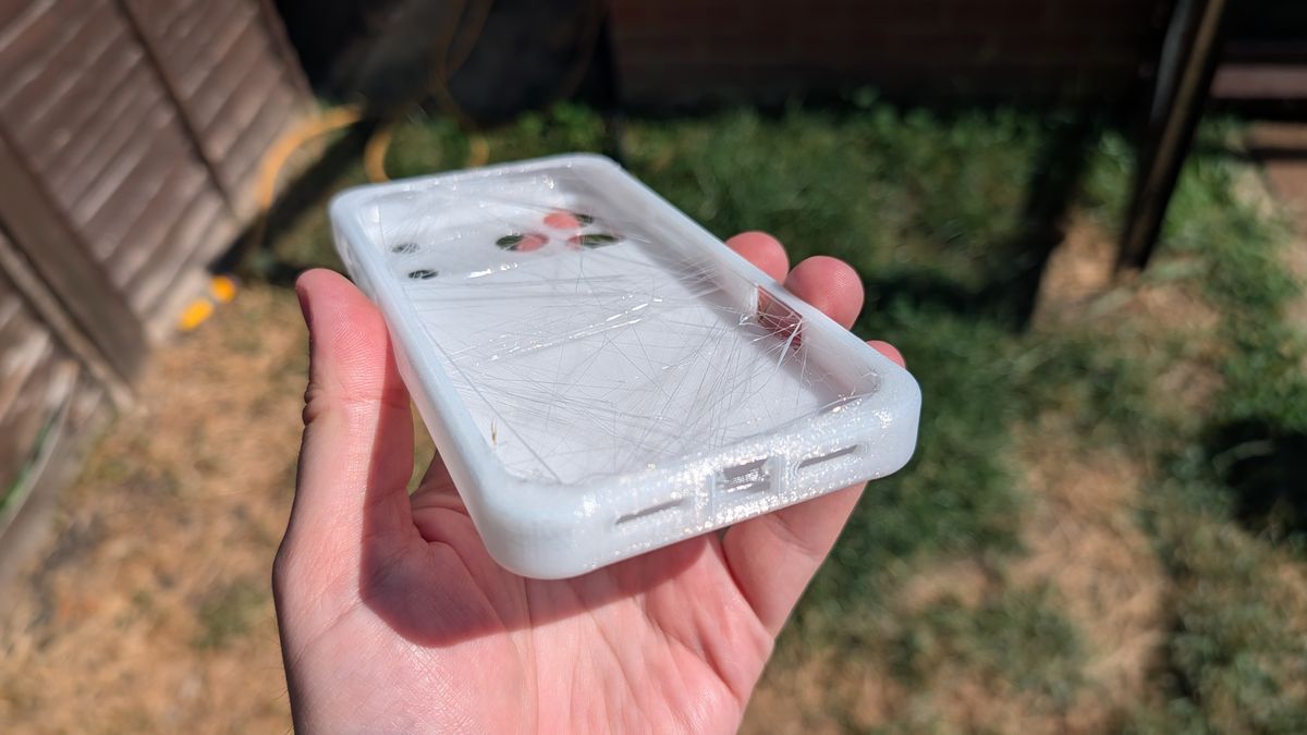 3D printing case for iPhone fail