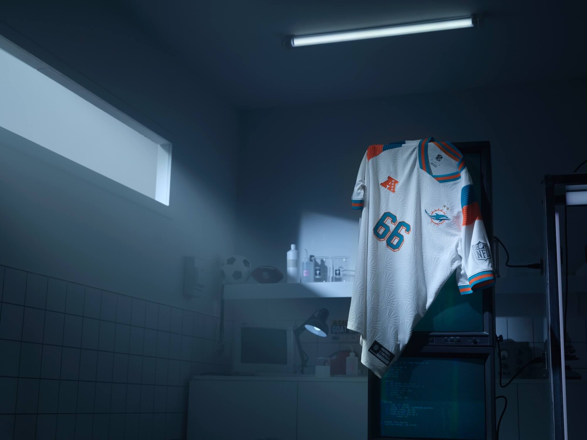 Dolphins soccer jersey