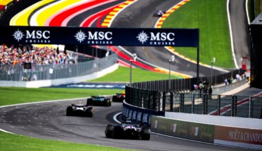 The schedule for the 2026 Belgian Formula 1 Grand Prix at Spa-Francorchamps
