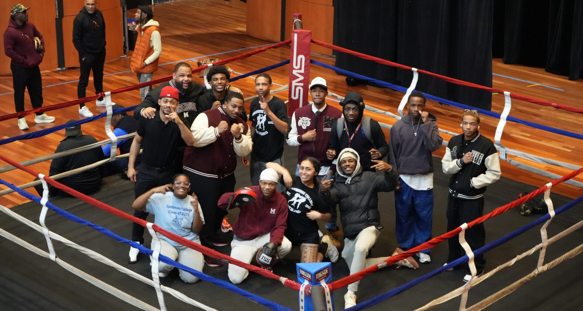Morehouse's Boxing Club offers a supportive space for members to train their bodies and combat stress