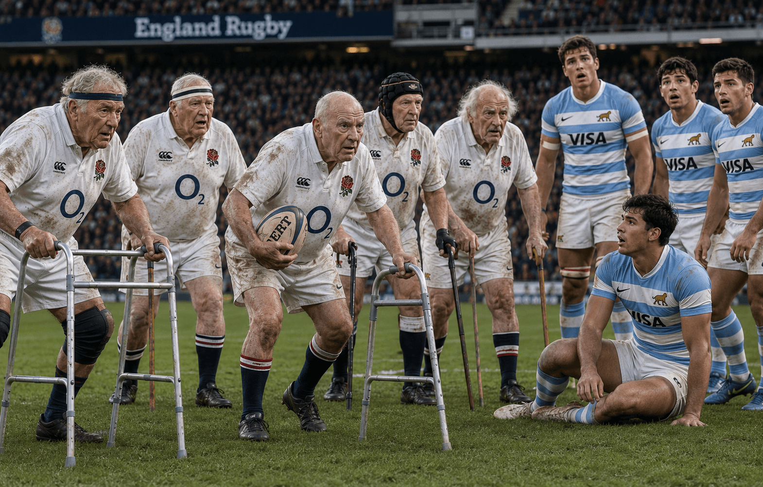 Nations Cup: Argentina v England.