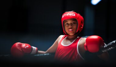 Quincey competes in a boxing match in a scene from They Fight