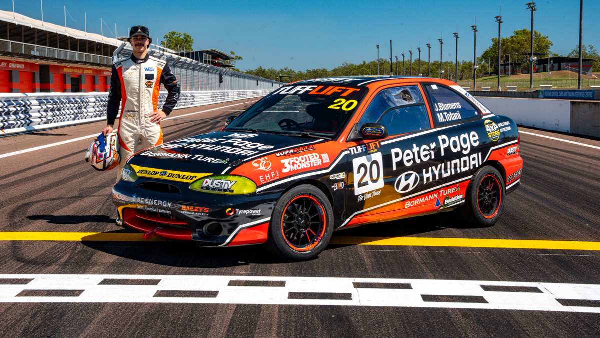 Jim Richards' grandson Jett Blumeris making racing return in Northern Territory Excel enduro