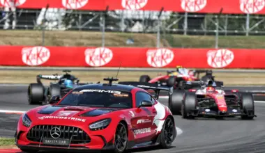 The British GP ended under the Safety Car after a last lap confusion with Race Control