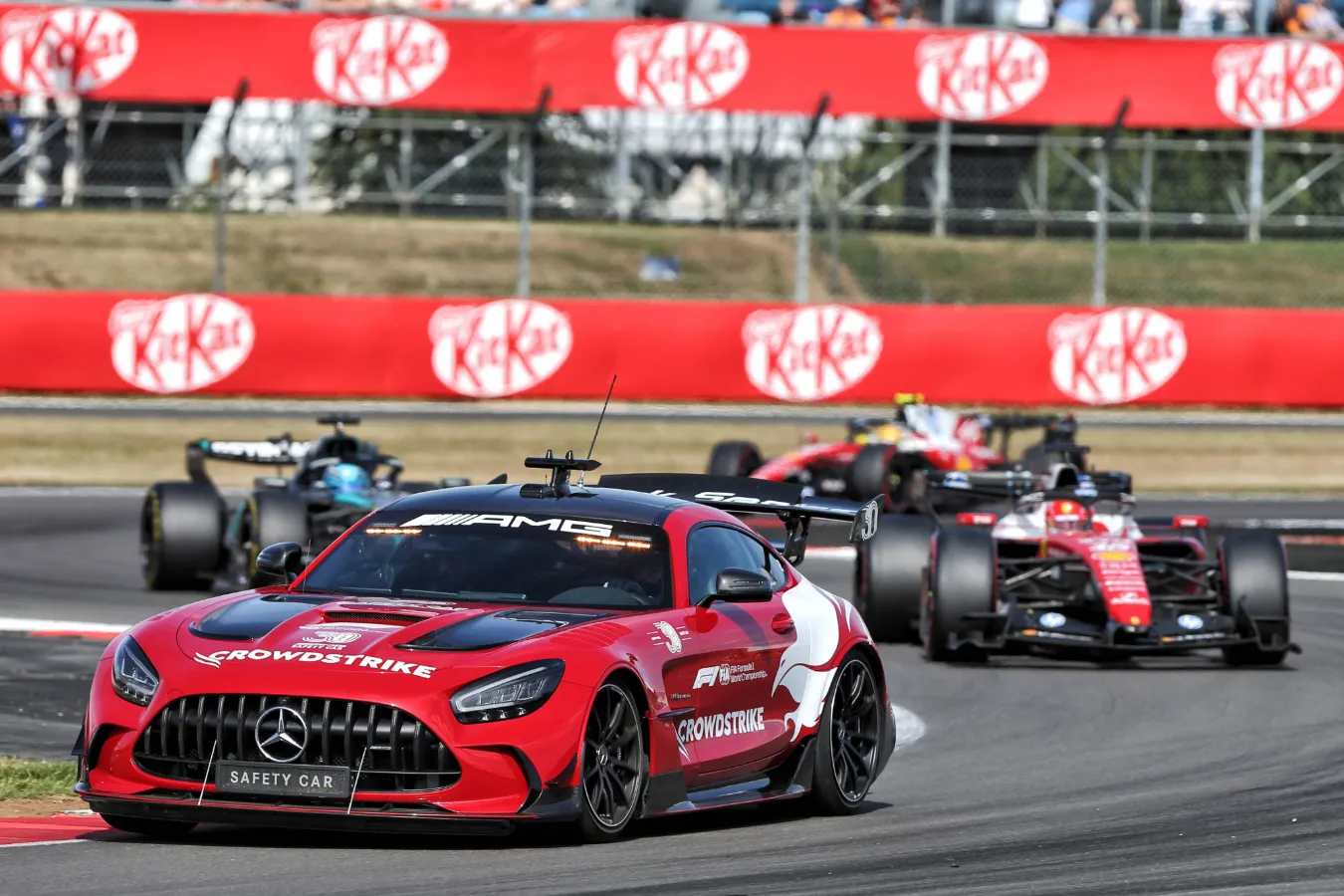 The British GP ended under the Safety Car after a last lap confusion with Race Control