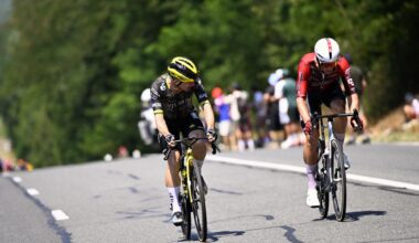 Huub Artz drops out of Tour de France breakaway after being pulled up on illegal position on the bike