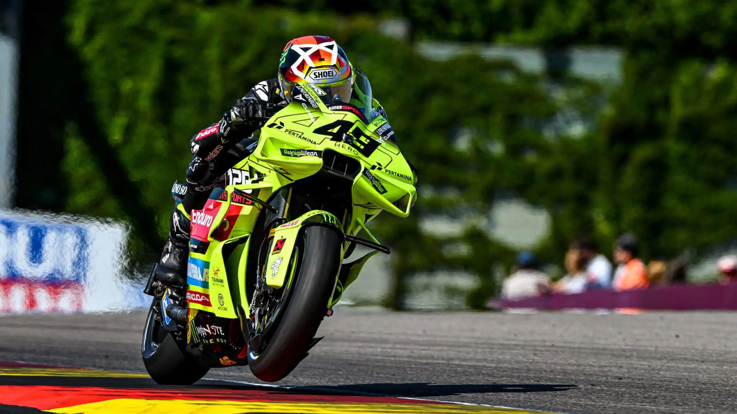 Fabio Di Giannantonio on track during MotoGP German Grand Prix in 2026