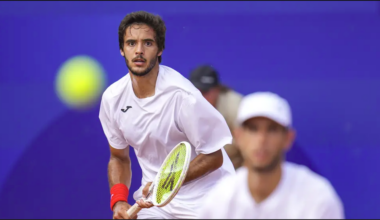 Portuguese tennis player Francisco Cabral qualifies for the semifinals of the Bastad doubles tournament