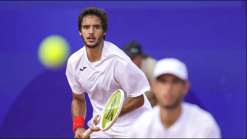 Portuguese tennis player Francisco Cabral qualifies for the semifinals of the Bastad doubles tournament