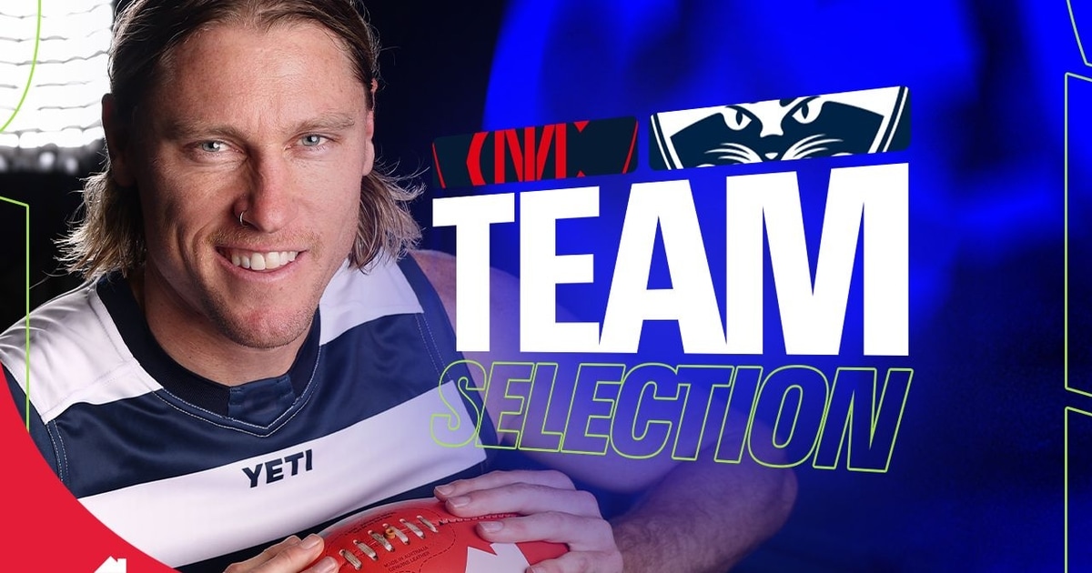AFL Team Selection | Cats Duo Returns for Friday's Big Clash