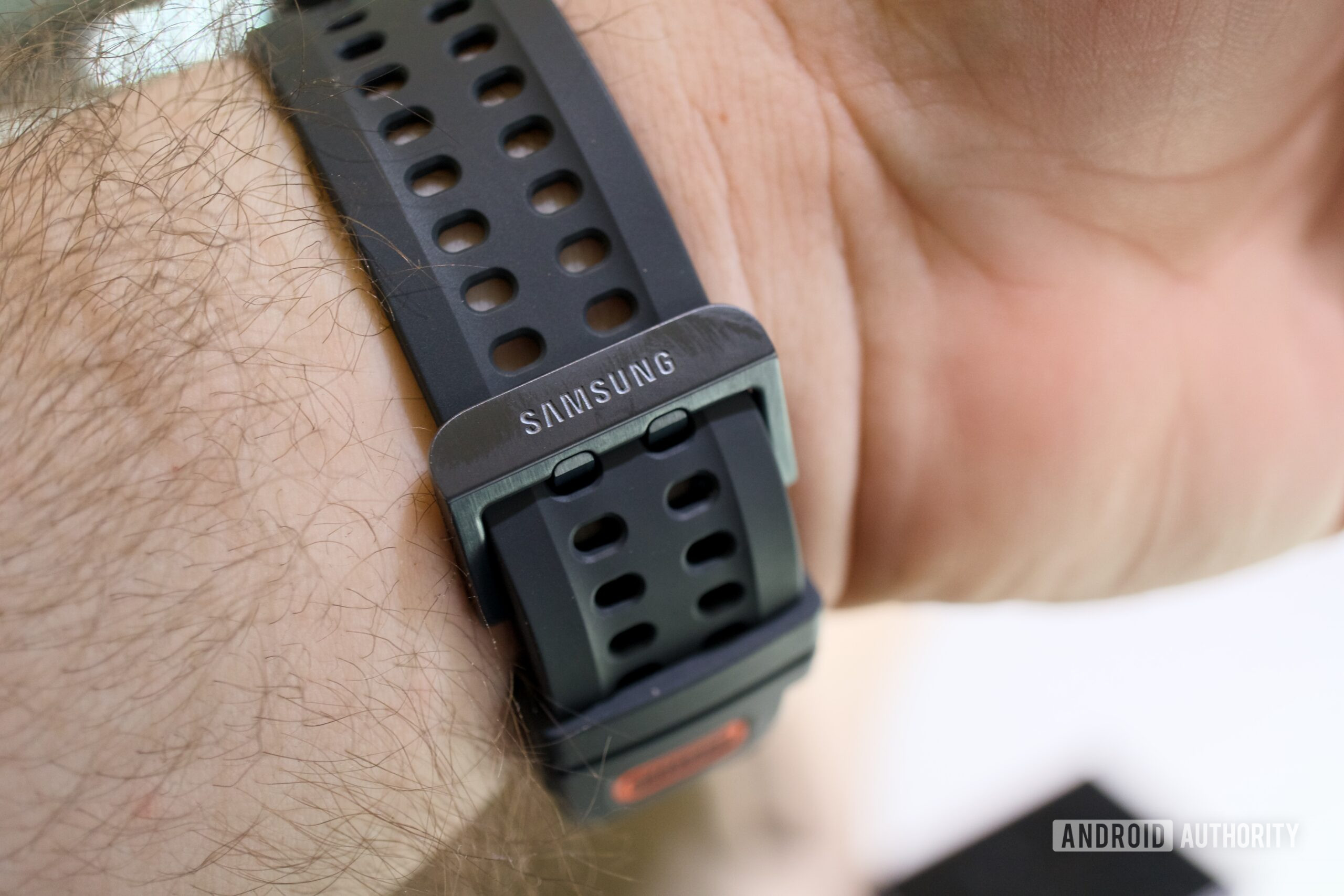 Galaxy watch ultra 2 strap on wrist Galaxy watch ultra 2 strap on wrist