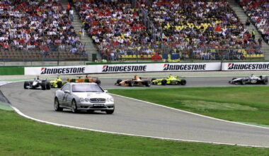 Mercedes employee track invasion overshadows maiden race victory - On This Day
