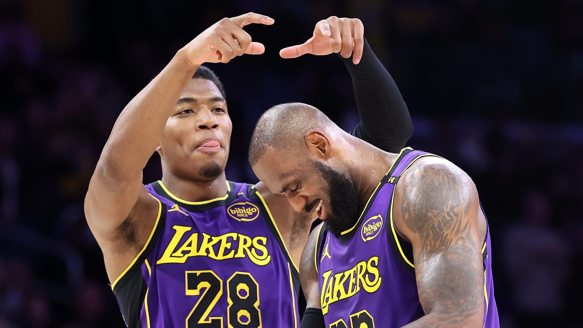 Rui Hachimura, LeBron James, Lakers