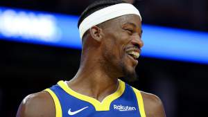 Jimmy Butler III #10 of the Golden State Warriors