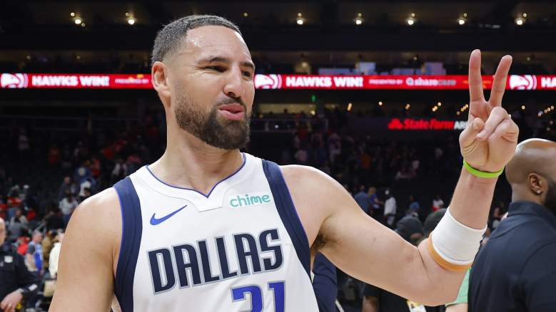Klay Thompson #31 of the Dallas Mavericks