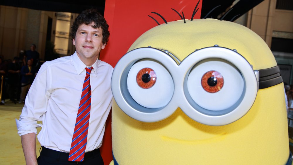 Minions: Jesse Eisnberg, Jeff Bridges, Zoey Deutch Speak Minionese
