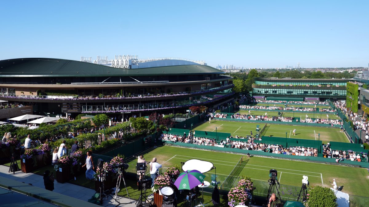 Wimbledon rides a rain-free fortnight to record-high attendance – NBC4 Washington