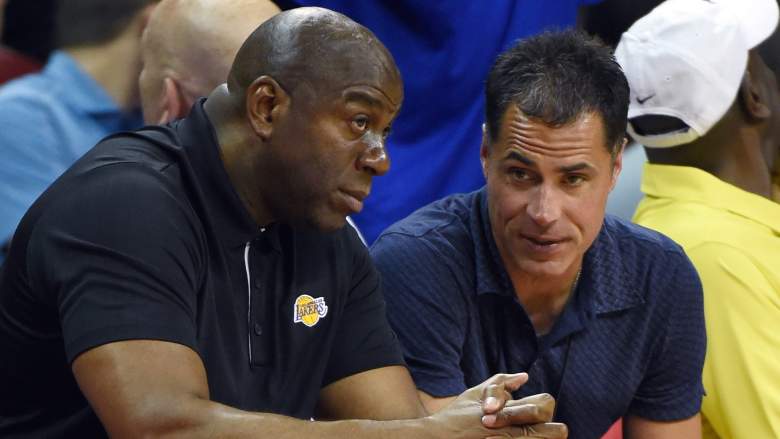 Magic Johnson Rob Pelinka