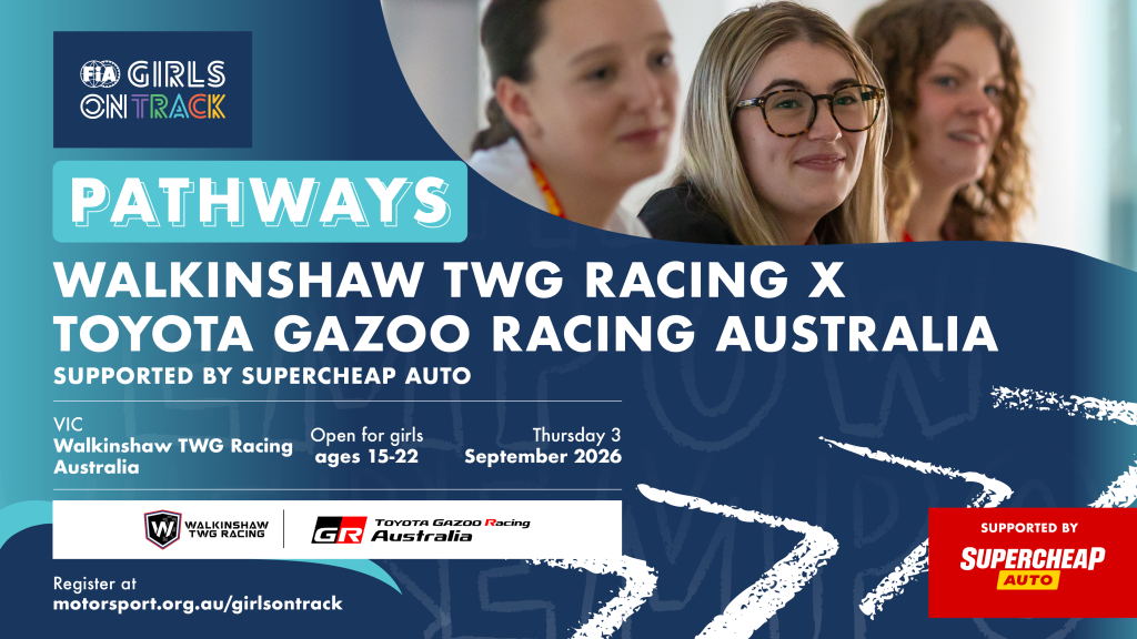 Girls on Track Pathways Walkinshaw TWG Racing event announced