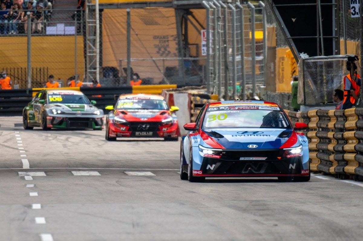 Josh Buchan leads the way at the Guia Circuit in Macau.