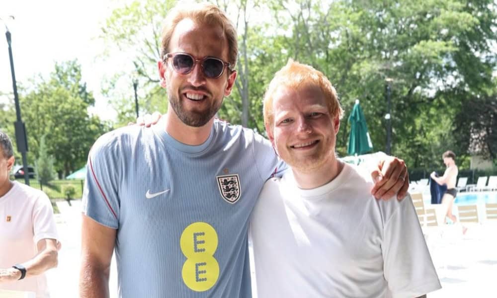 Ed Sheeran Gives Private Performance For England Football Team