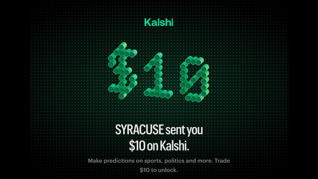 Kalshi Promo Code SYRACUSE.