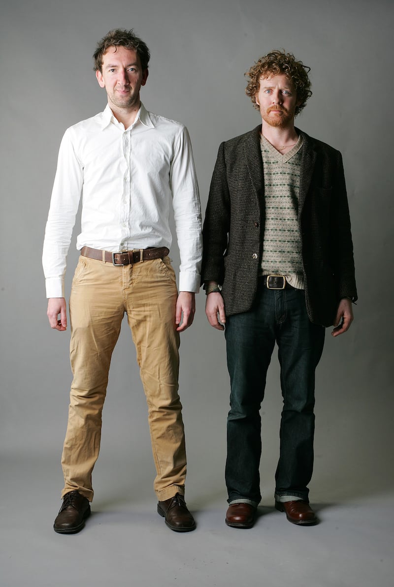 Glen Hansard and John Carney were both in The Frames. Photo: Bryan O’Brien/The Irish Times   