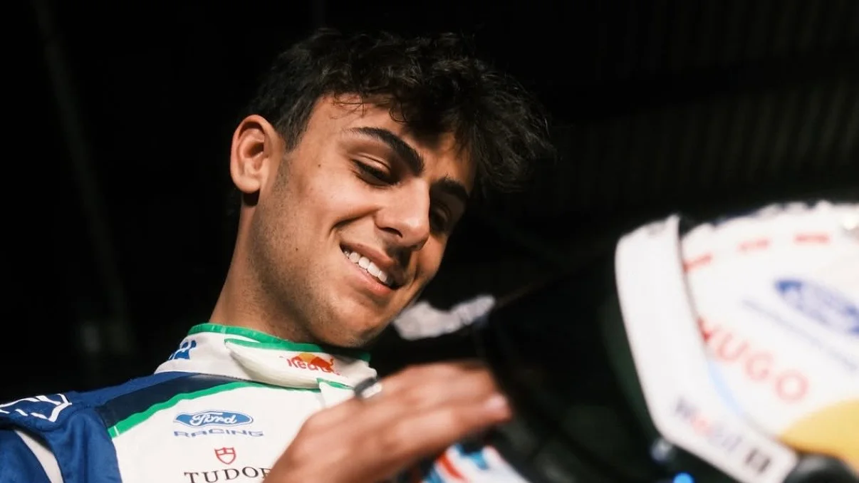 NORTHAMPTON, ENGLAND - JULY 06: Lewis Hamilton of Great Britain and Mercedes and George Russell of