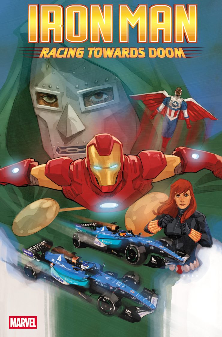 Iron Man, Marvel Marvel and Williams Racing team up for 'Iron Man: Racing Towards Doom' #1 this October