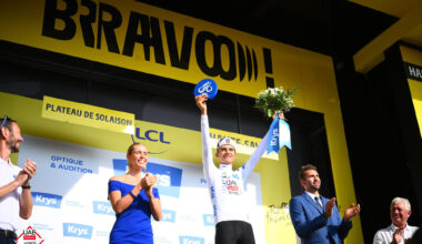 Isaac del Toro rides into the White Jersey at the Tour de France