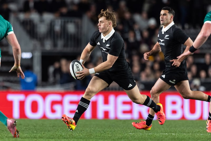 Ruben Love was a standout performer for the All Blacks against Ireland at Eden Park in Auckland last Saturday. Photograph: Inpho/Photosport/Brett Phibbs