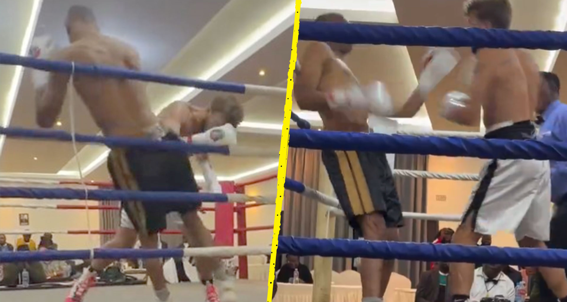 Sad moment 55-year-old former heavyweight world champion Chris Byrd is KO'd by opponent 27 years younger