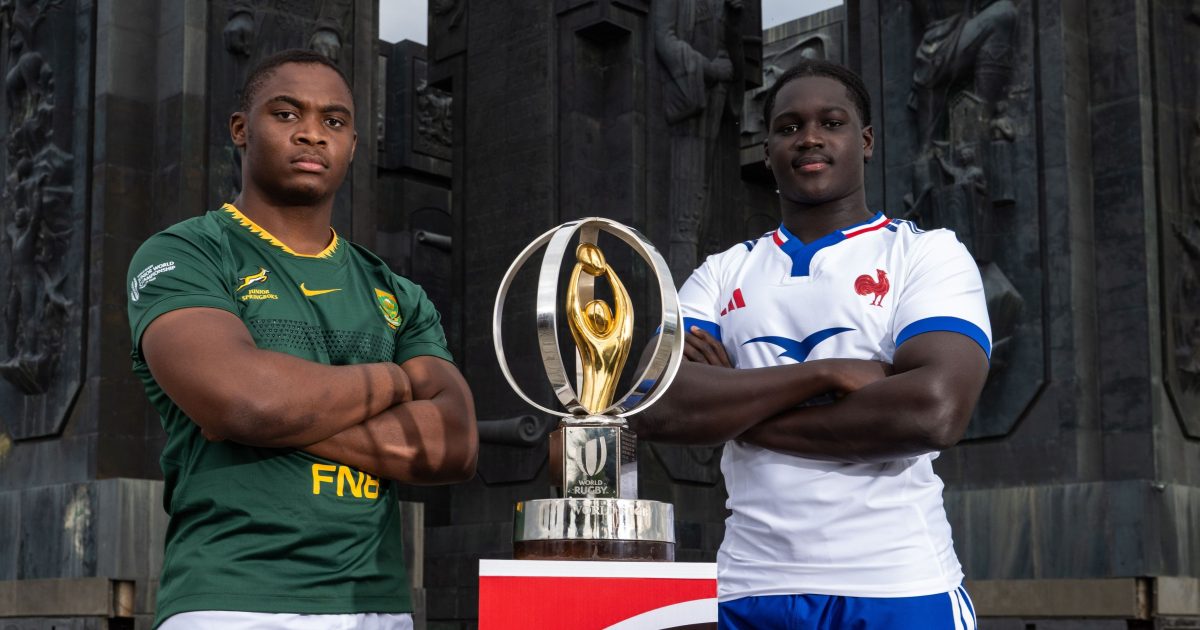 The final 16-team standings at the World Rugby Junior World Championship