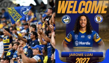 Parramatta Eels Eye 9th Spot On The 2027 NRL Ladder With Jarome Luai Signing