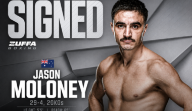 Zuffa Boxing signs bantamweight contender Jason Moloney