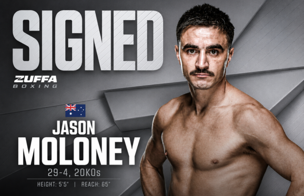 Zuffa Boxing signs bantamweight contender Jason Moloney