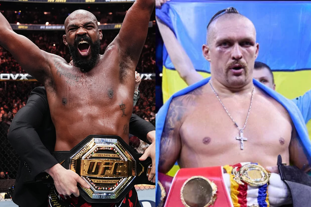 Jon Jones says he'd only fight Oleksandr Usyk under MMA rules