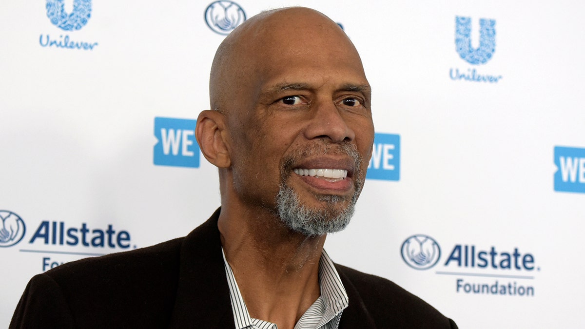 A photo of NBA legend Kareem Abdul-Jabbar.