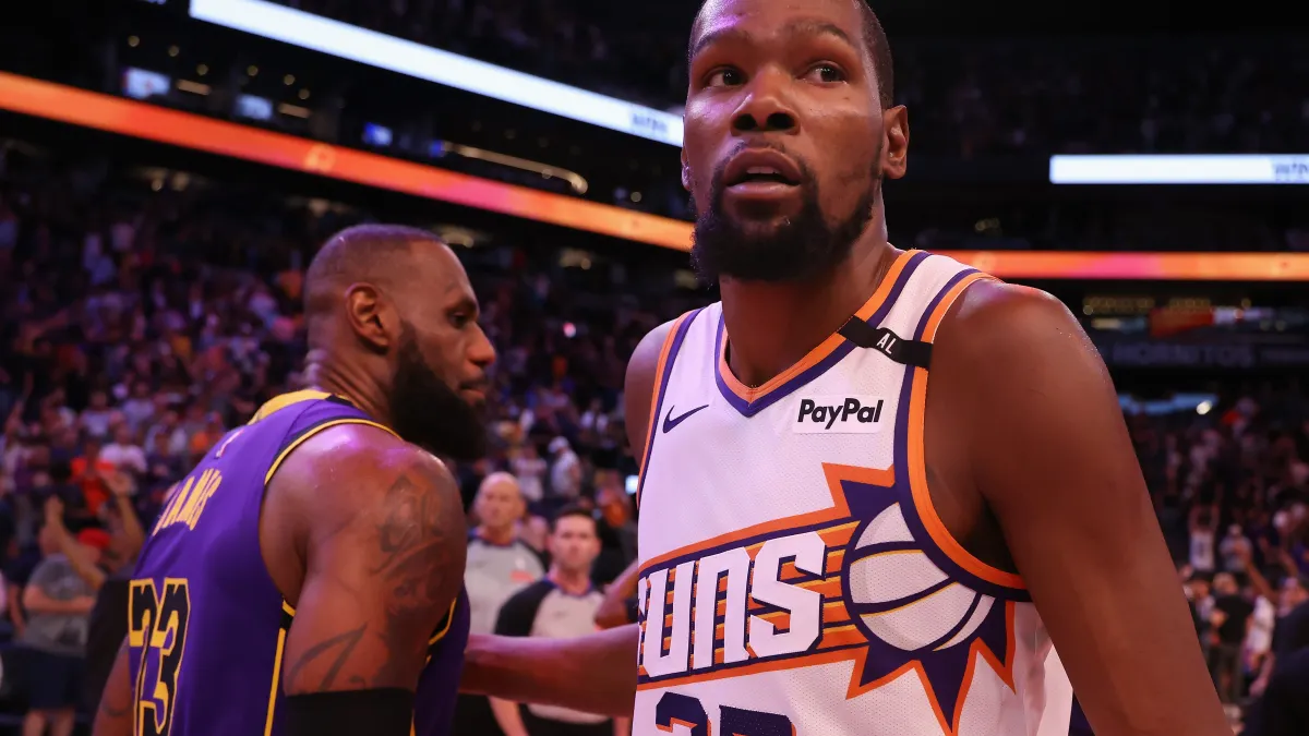 Kevin Durant has blunt response to LeBron James ‘ring chaser’ critics image