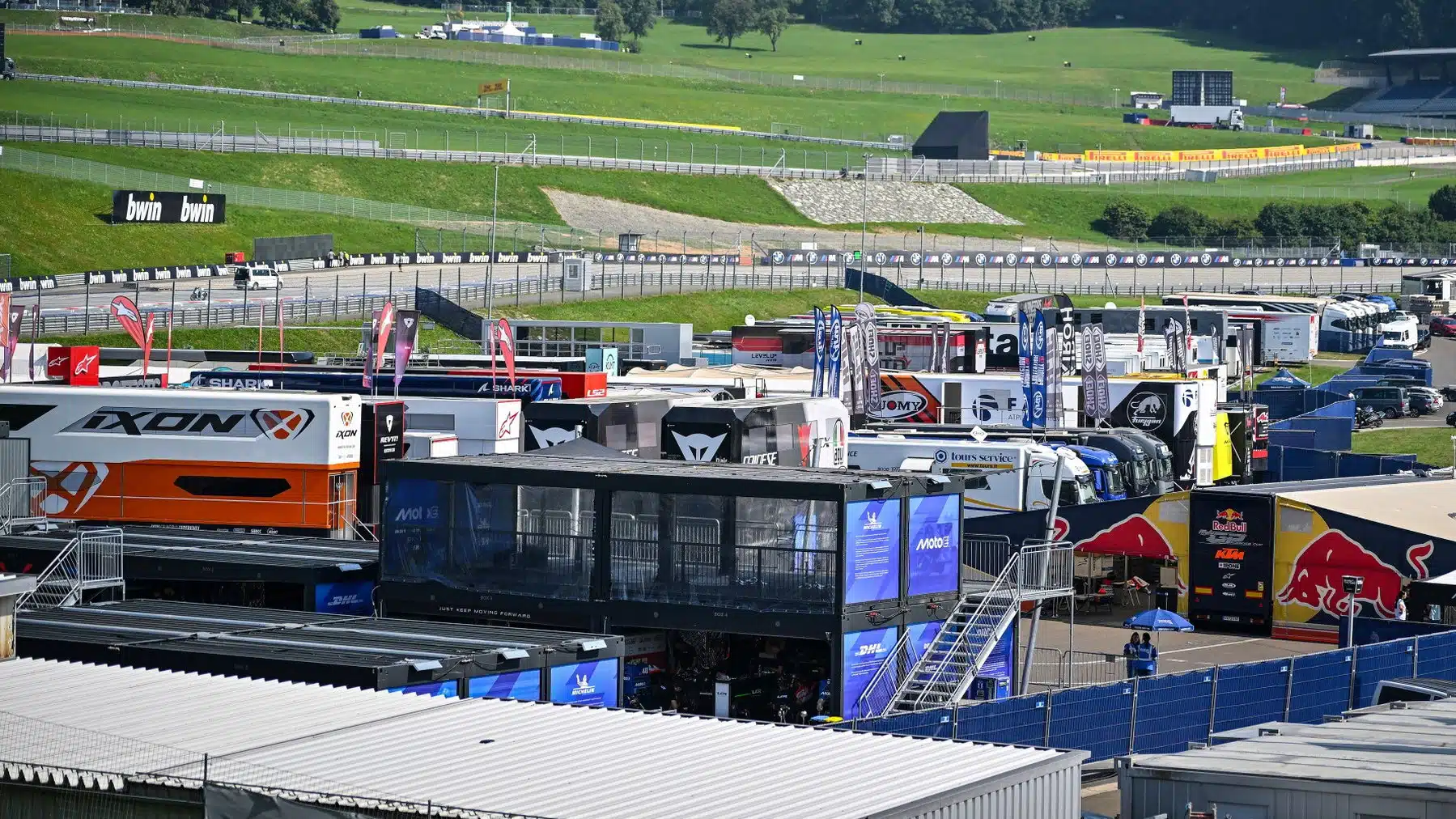 The MotoGP paddock – will it soon be as rich as the F1 paddock?