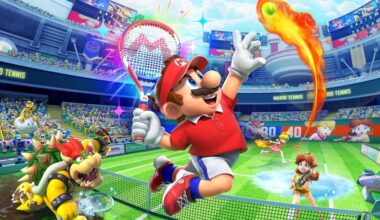 Mario Tennis Fever keyart header