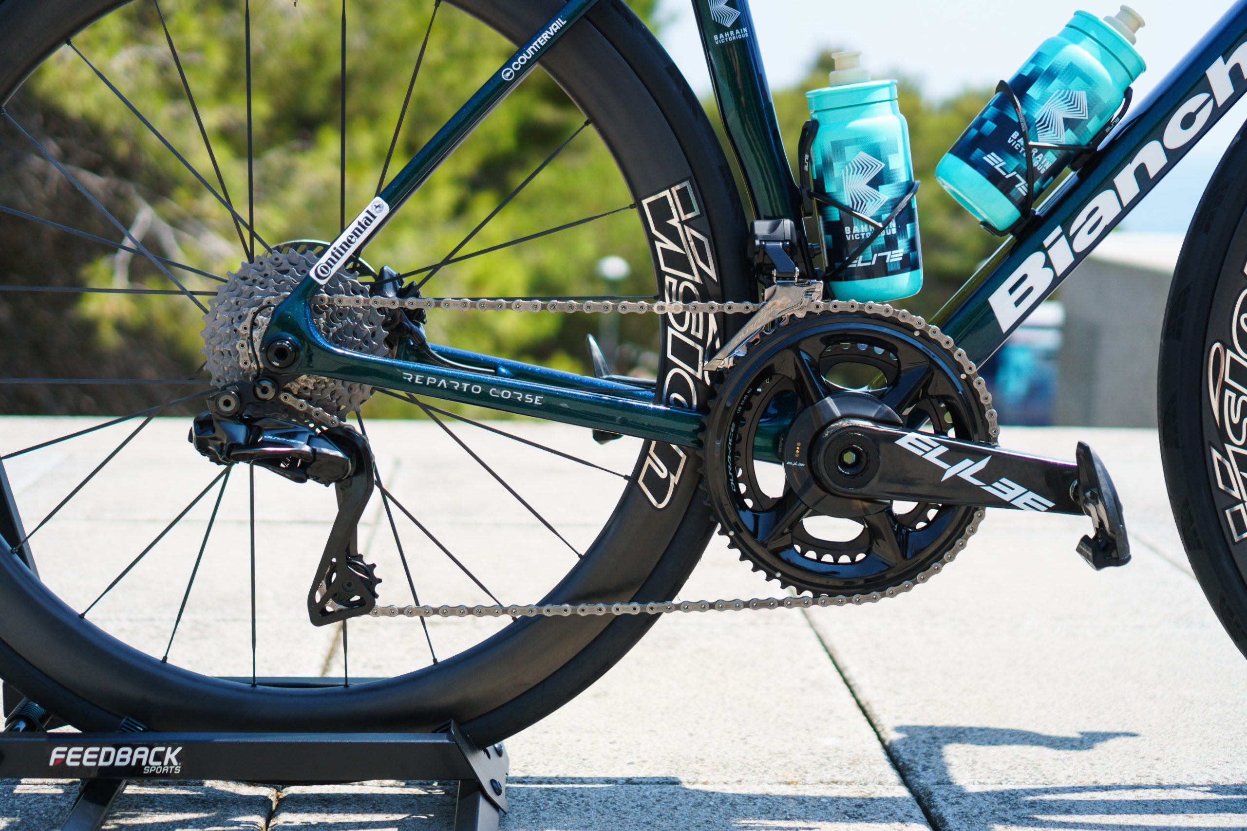 Matej Mohorič Bianchi Specialissima RC at the 2026 Tour de France Simano Dura-Ace drivetrain.