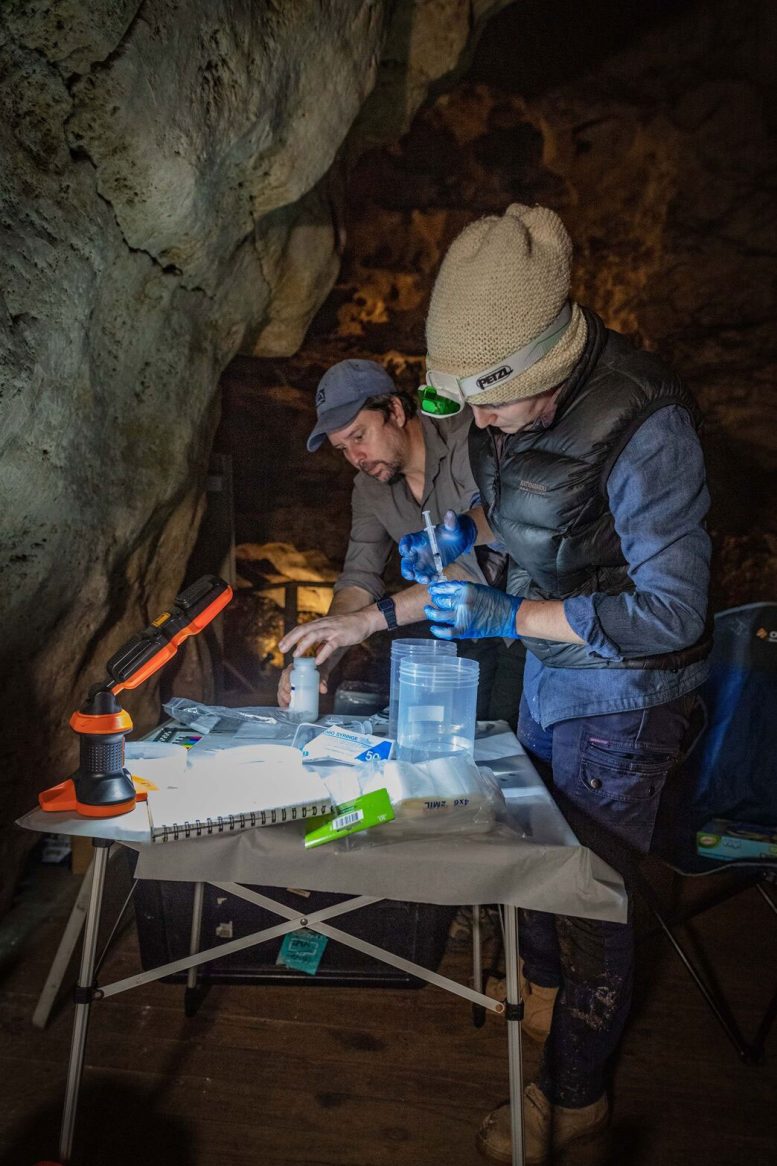 Meg Walker Inside Engelbrechts Cave