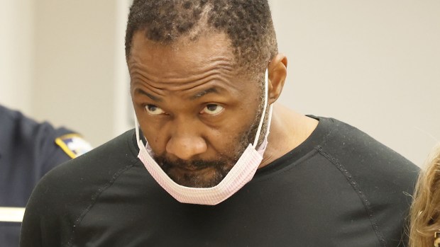 Michael Foster appears in Bronx Criminal Court Thursday, July 17, 2026, for the shooting death of his niece, Julia Anderson.