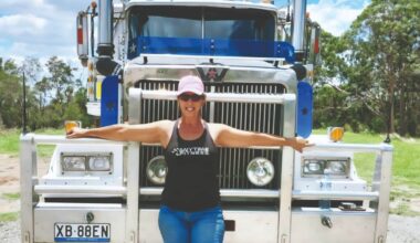 Swapping security work for life behind the wheel of a Western Star